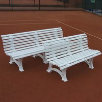 Tegra Tennisbank 1,5m Mit Geschwungener Lehne von Tegra