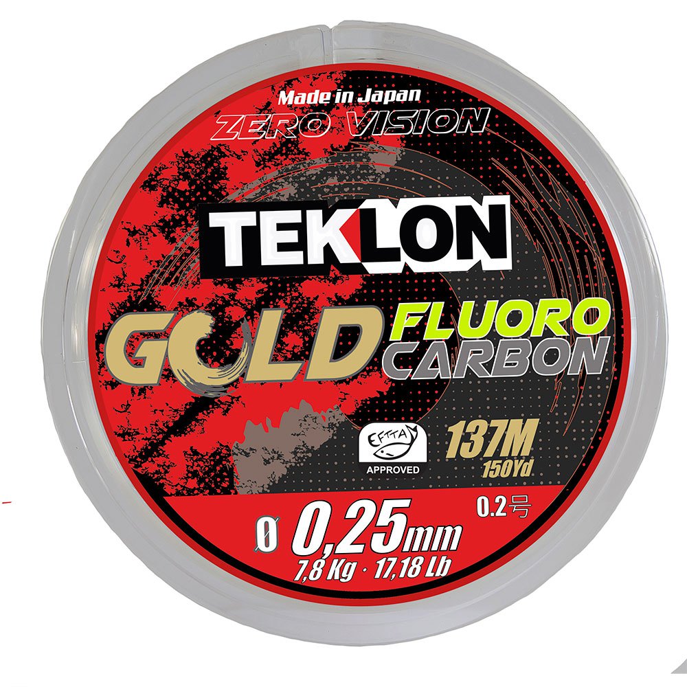 Teklon Gold 137 M Fluorocarbon Durchsichtig 0.140 mm von Teklon