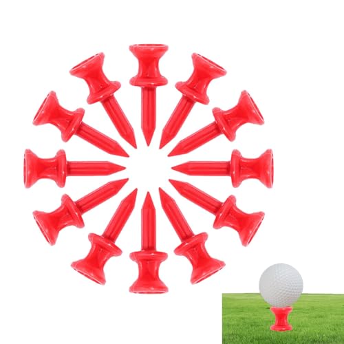 Castle Golf Tees,Castle Tees Golf,Tragbares 10-teiliges Golf-Tees-Set - Üben Sie Golf-Tees, Golfzubehör für Golfer, verbessert das Golftraining und reduziert die Reibung von Teksome