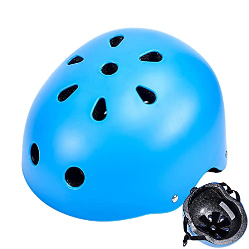 Teksome Kinder-Fahrradhelme, verstellbare Skateboard-Helme für Kinder, Fahrradhelme mit 7 Belüftungsöffnungen, Helme, Skateboard-Helme für Jungen und Mädchen von Teksome
