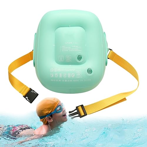 Teksome Schwimm-Rückenschwimmer, aufblasbar, verstellbare Rückenposen mit Schnallengürtel – Anfängerfreundliche Schwimmhilfen für Kinder, Schwimmschwimmer für Schwimmbäder, Strände von Teksome