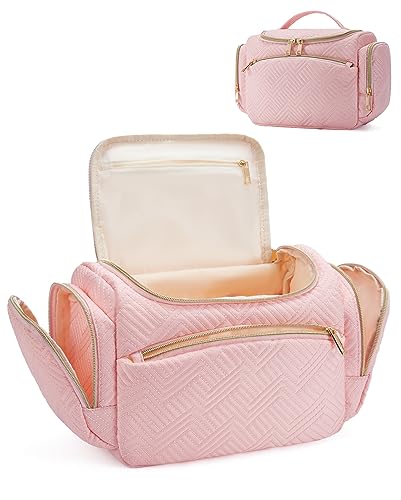 Telena Reise-Kulturbeutel für Damen und Herren, Reise-Kosmetiktasche Waschtasche Frauen Make-up Taschen Kofferorganizer Bag von Telena