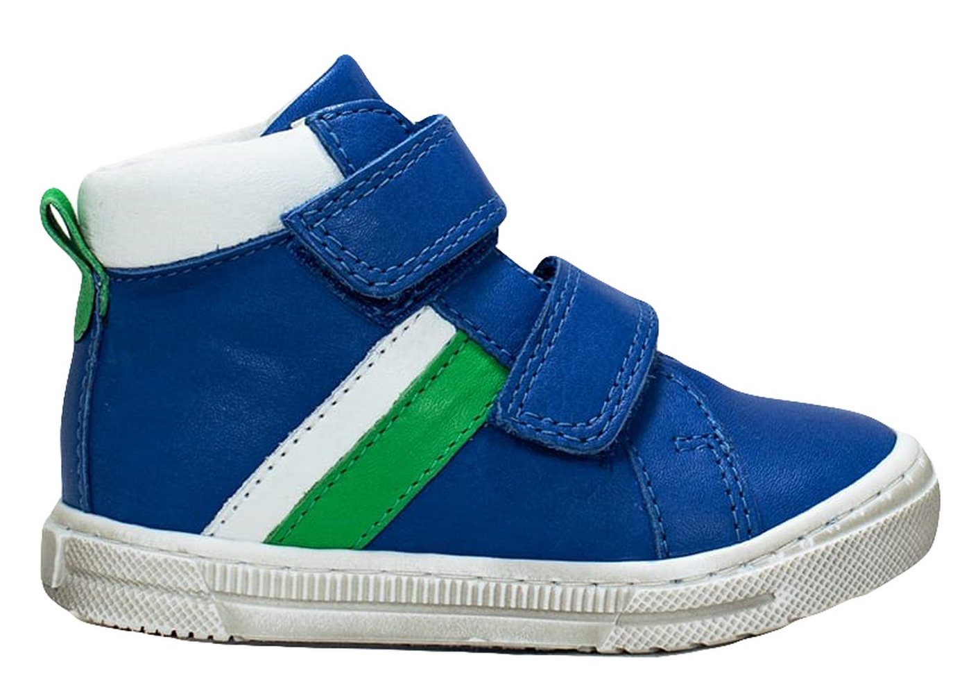 Telyoh Telyoh Sneaker Jungen Halbschuh Y00877 mit Klett Leder Blau Grün Sneaker von Telyoh