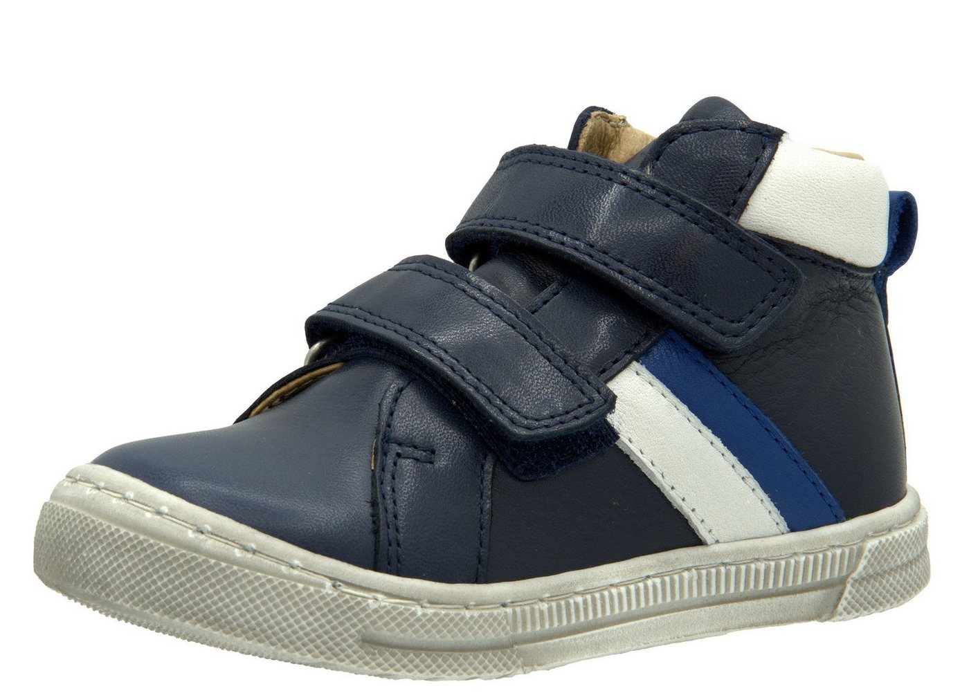 Telyoh Telyoh Sneaker Jungen Halbschuh Y00877 mit Klett Leder Blau Sneaker von Telyoh