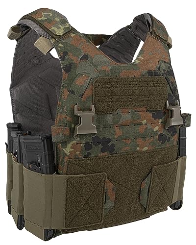 Templars Gear CPC Low Profile Gen4 Plattenträger 3/5-Farben Flecktarn (M, Flecktarn) von Templars Gear