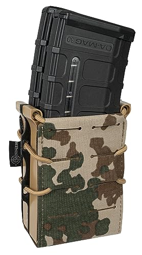 Templars Gear Rifle DFMR Schnellzieh-Doppelmagazintasche 3/5-Farben Flecktarn (Einheitsgröße, Tropentarn) von Templars Gear