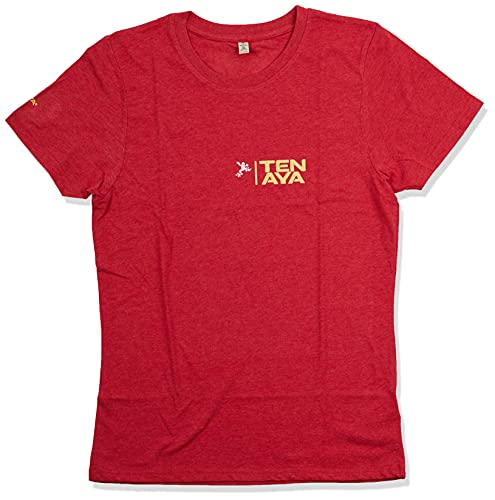Tenaya 8435350215583 T-Shirt, kurzärmlig, Ten-Savage, Rot, Unisex für Erwachsene, Größe L von Tenaya