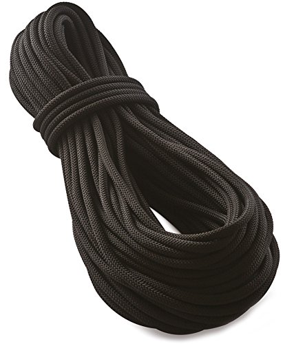 Tendon 9,0mm Static Rope Pro Work Statik Kletterseil, Farbe:schwarz, Länge:30 m von Tendon