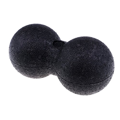 Tenlacum Peanut Massageball Fitness Stachelball Yoga Massage Roller Hand Fuß Rücken Hals Griff Haltbar Ball (12cm) von Tenlacum