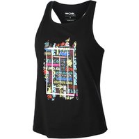 Tennis-Point Graffity Tank-Top Damen in schwarz von Tennis-Point