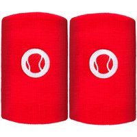 Tennis-Point Long Schweißband 2er Pack in rot, Größe: von Tennis-Point