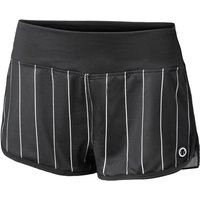 Tennis-Point Stripes Shorts Damen in schwarz von Tennis-Point