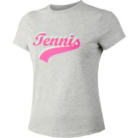 Tennis-Point Tennis Signature T-Shirt Damen in grau, Größe: M von Tennis-Point