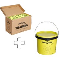 Tennis-Point Training 72er Box Plus Balleimer, Drucklos von Tennis-Point