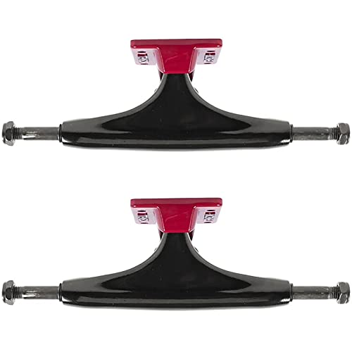 Tensor Alloys Skateboard-Achsen, Schwarz/Rot, 13,3 cm von Tensor