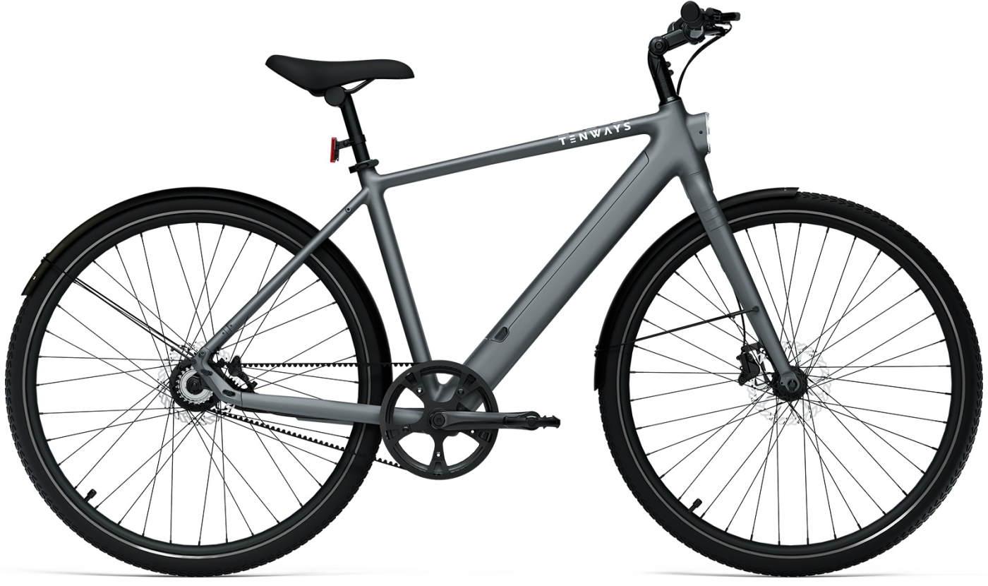 Herren e-Bike  Tenways CGO600 Pro Grey . 2024 (Rahmenhöhe: L | Körpergröße 180 - 195 cm) von Tenways