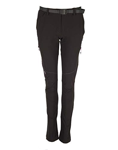 Ternua ® Damen Pantalon Westhill Pant Damenhose, schwarz/strahlende Orchidee, XL von Ternua