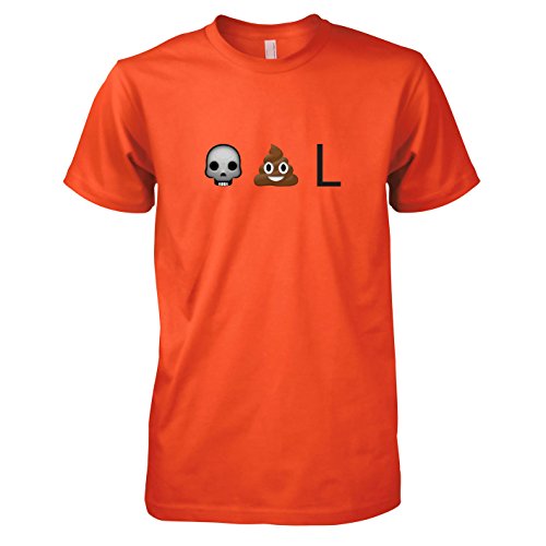 Texlab Herren T-shirt Pool Emotes, Orange, XXL, VEND-235216 von Texlab