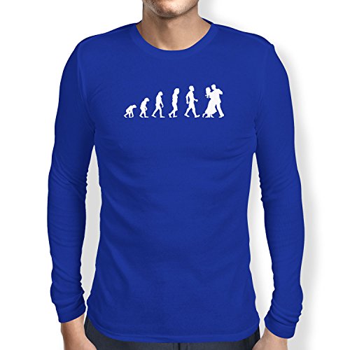 Texlab Herren Tanzen Evolution Langarm T-Shirt, Marine, XXL von Texlab
