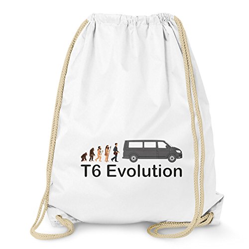 TEXLAB - T6 Evolution Color Edition - Turnbeutel, weiß von TEXLAB