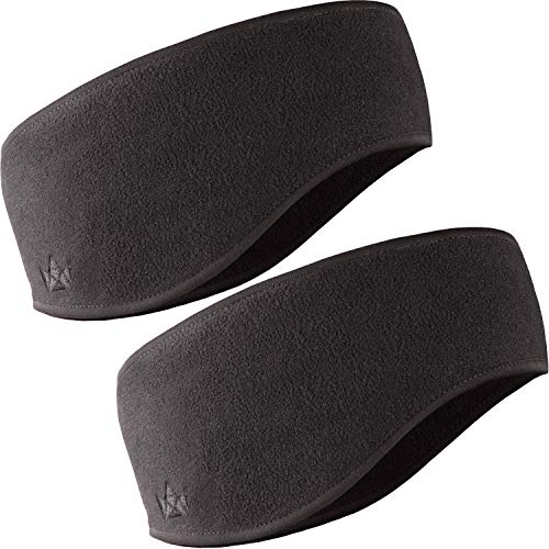 The Friendly Swede Stirnband - Kopfband, Headband für optimalen Ohrenschutz beim Jogging, Wandern, Skifahren und Motorrad Fahren - Stirnbänder für Damen und Herren das Winter und Herbst - 2er Set von The Friendly Swede