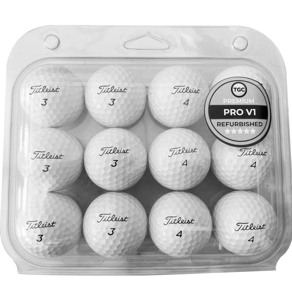 The Golf Company White Refurbished ProV1 12 Ball Pack | American Golf, One Size von The Golf Company