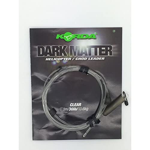 Dark Matter Leader Heli Clear 30lb 1m - 1 von Korda