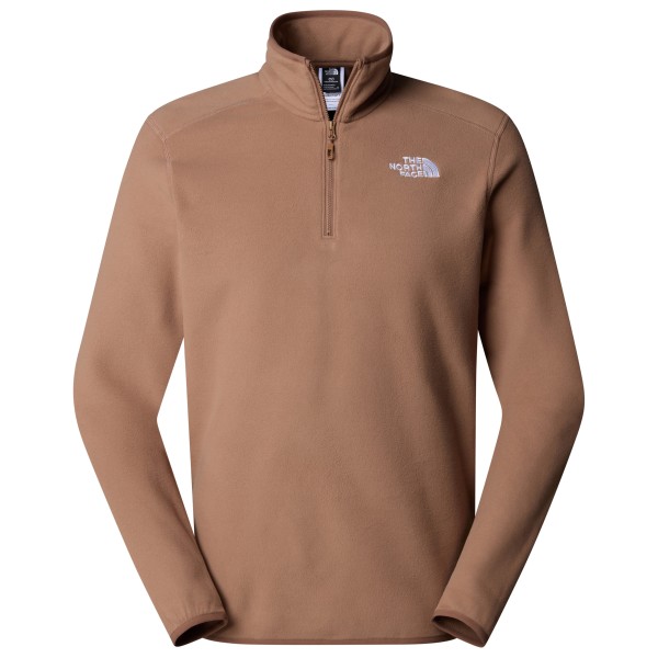 The North Face - 100 Glacier 1/4 Zip - Fleecepullover Gr XS braun von The North Face