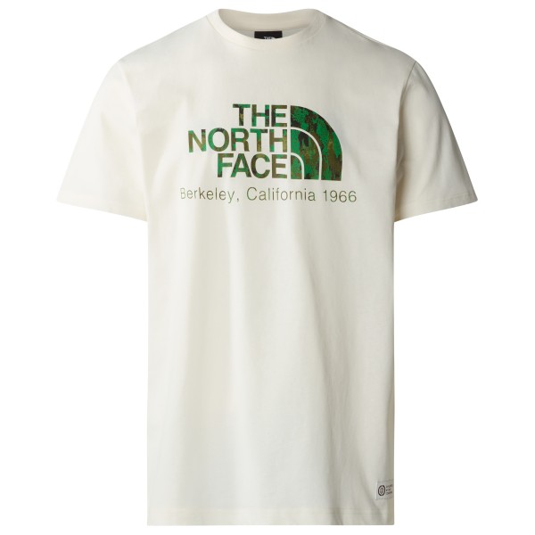 The North Face - Berkeley California S/S Tee In Scrap Mat - T-Shirt Gr M weiß von The North Face