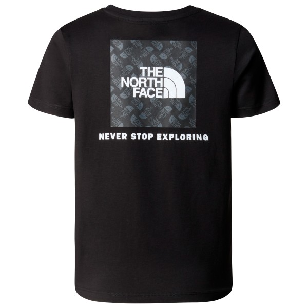 The North Face - Boy's S/S Redbox Tee with Back Box Graphic - T-Shirt Gr L schwarz von The North Face