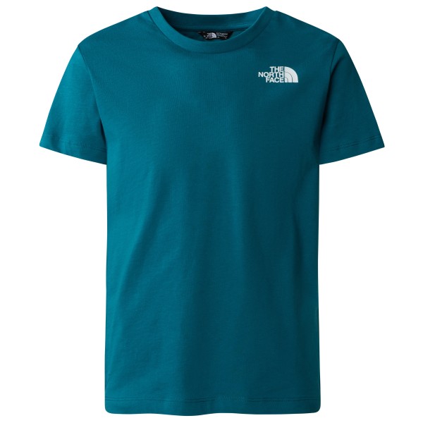 The North Face - Boy's S/S Redbox Tee with Back Box Graphic - T-Shirt Gr XS blau von The North Face
