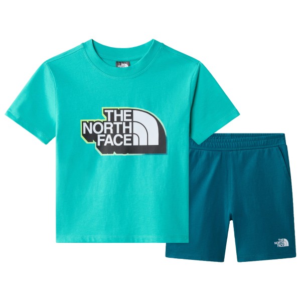The North Face - Boy's Summer Set - T-Shirt Gr 2;3;4;5;6;7 türkis;weiß von The North Face