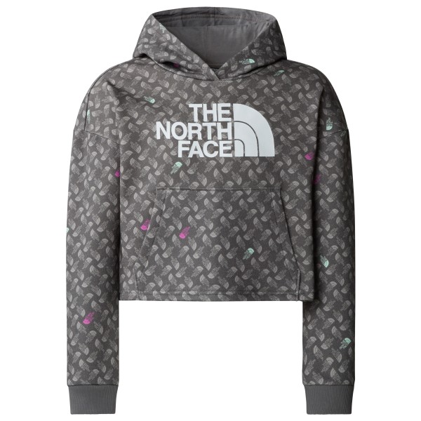 The North Face - Girl's Drew Pealight Hoodie Print - Hoodie Gr S grau von The North Face