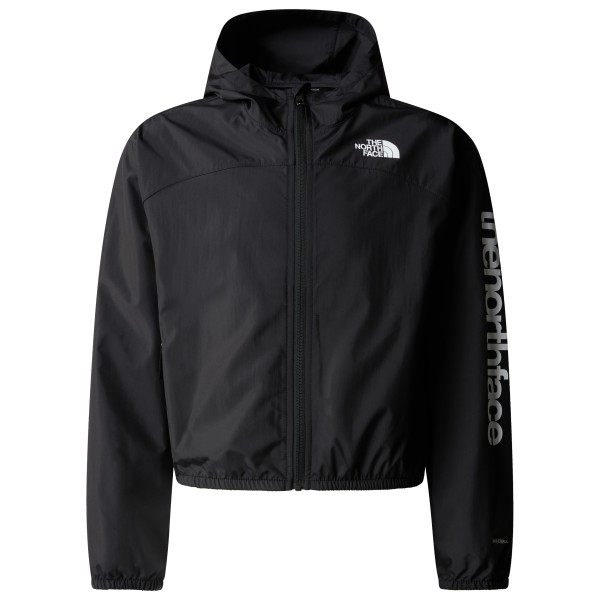 The North Face - Girl's Never Stop Hooded Windwall Jacket - Windjacke Gr S schwarz von The North Face