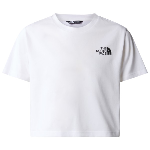The North Face - Girl's S/S Crop Simple Dome Tee - T-Shirt Gr L weiß von The North Face