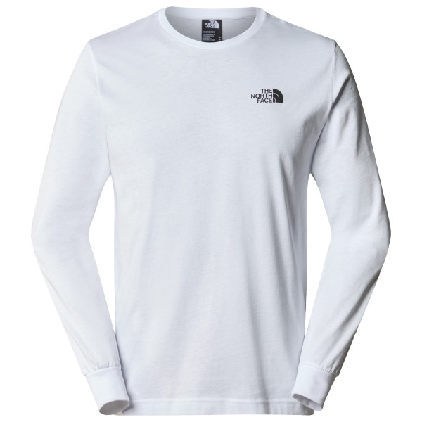 The North Face - L/S Easy Tee - Longsleeve Gr L weiß von The North Face