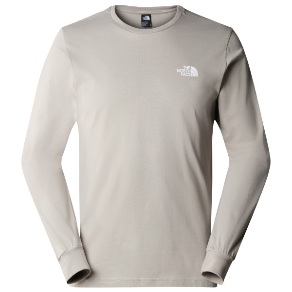 The North Face - L/S Easy Tee - Longsleeve Gr M grau von The North Face