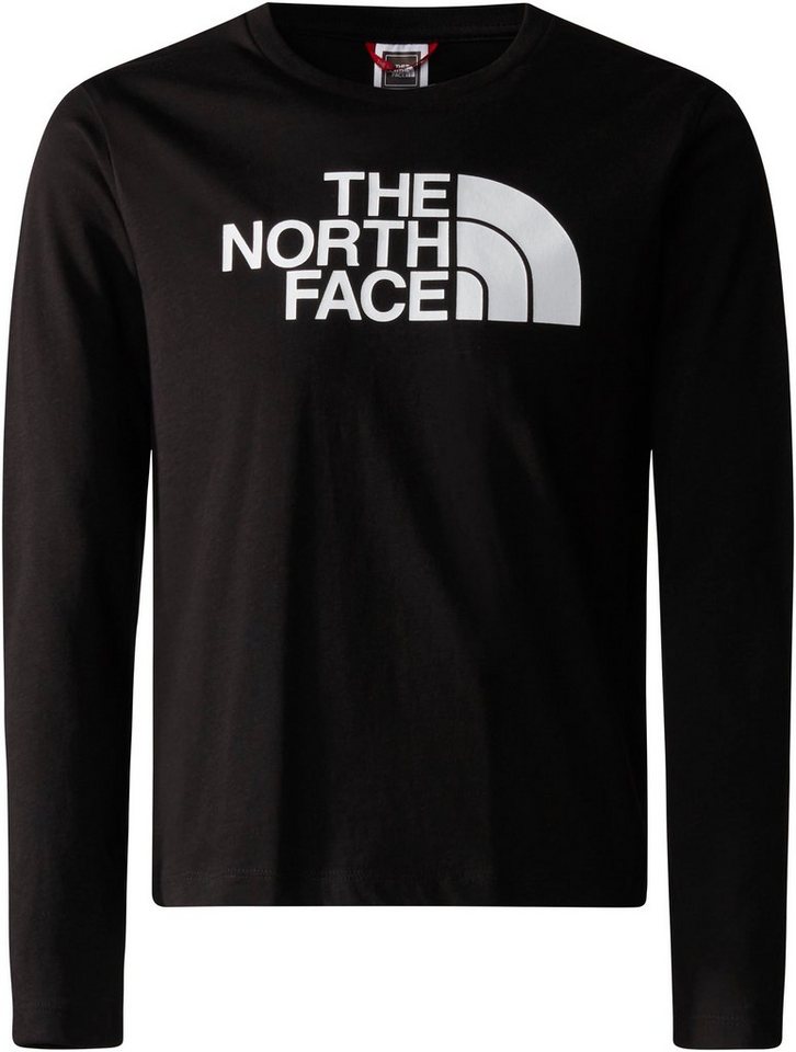 The North Face Langarmshirt TEEN Long Sleeve EASY TEE - für Kinder aus weicher, atmungsaktiver Baumwolle von The North Face