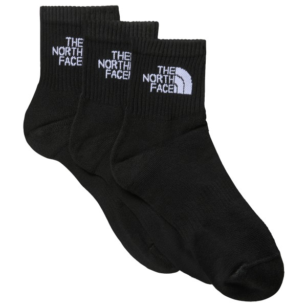 The North Face - Multi Sport Cush Quarter Socks 3-Pack - Multifunktionssocken Gr M schwarz von The North Face