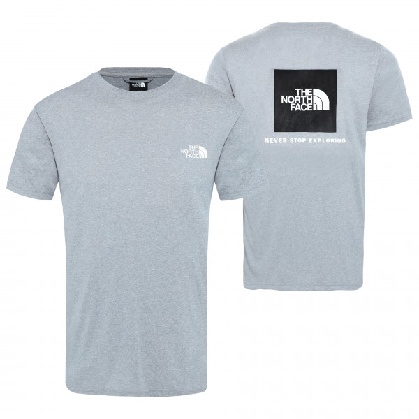 The North Face - Reaxion Red Box Tee - Funktionsshirt Gr L grau von The North Face