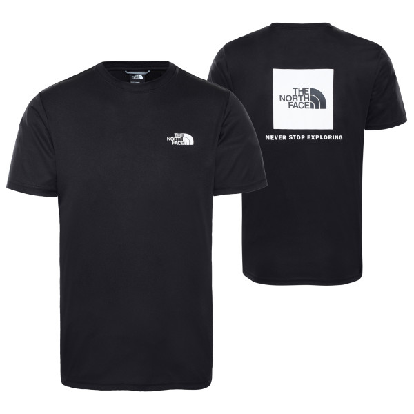 The North Face - Reaxion Red Box Tee - Funktionsshirt Gr L schwarz von The North Face
