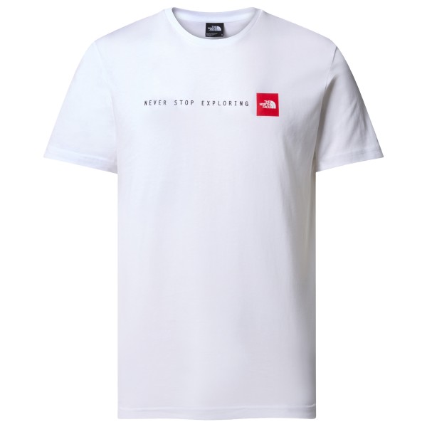 The North Face - S/S Never Stop Exploring Tee - T-Shirt Gr L weiß von The North Face