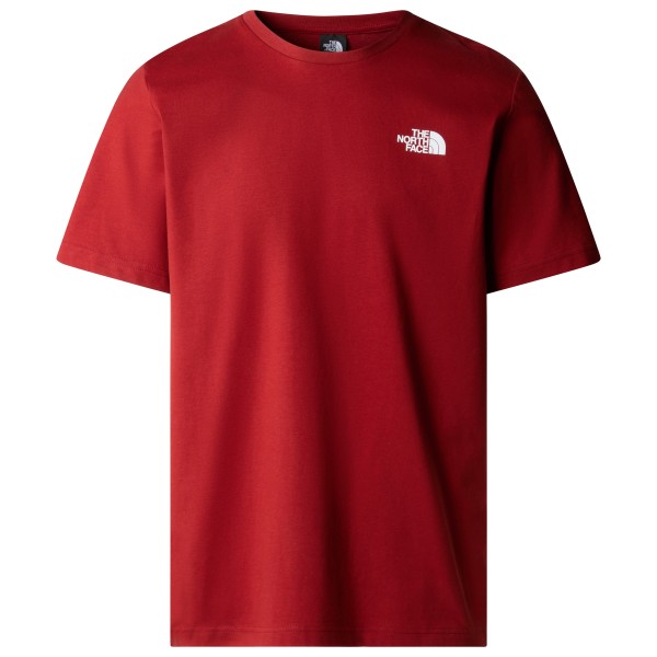 The North Face - S/S Redbox Tee - T-Shirt Gr L rot von The North Face