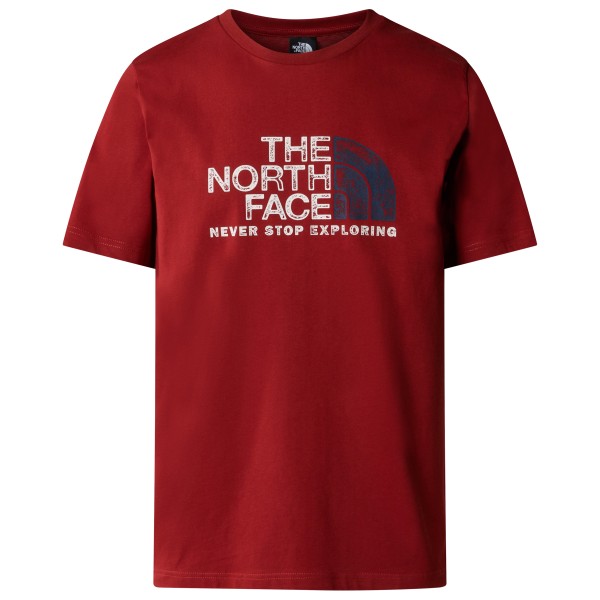 The North Face - S/S Rust 2 Tee - T-Shirt Gr L rot von The North Face