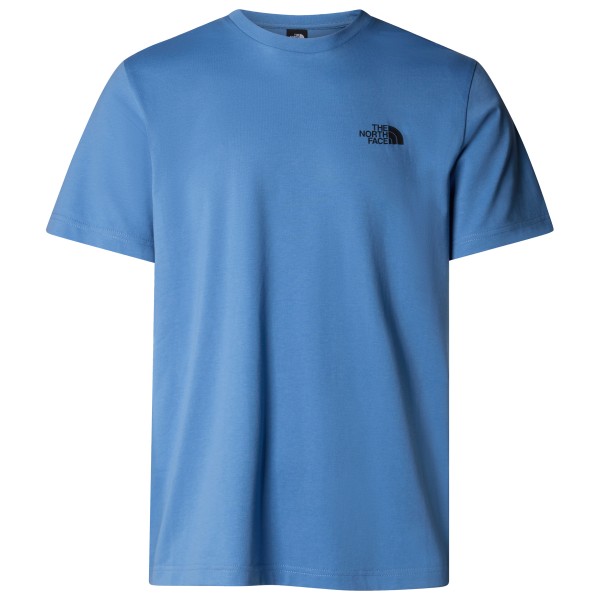 The North Face - S/S Simple Dome Tee - T-Shirt Gr M blau von The North Face