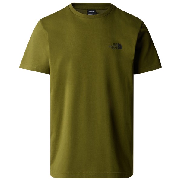 The North Face - S/S Simple Dome Tee - T-Shirt Gr S oliv von The North Face