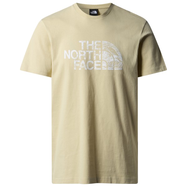 The North Face - S/S Woodcut Dome Tee - T-Shirt Gr L beige von The North Face