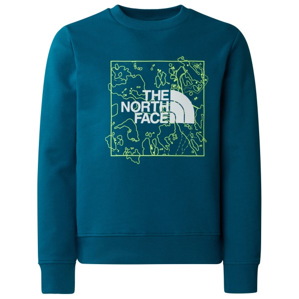 The North Face - Teen's New Graphic Crew - Pullover Gr L blau von The North Face