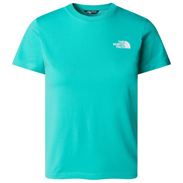 The North Face - Teen's S/S Simple Dome Tee - T-Shirt Gr M türkis von The North Face