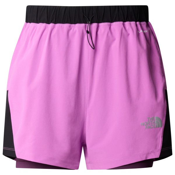 The North Face - Women's 2 in 1 Shorts - Laufshorts Gr L - Regular rosa von The North Face